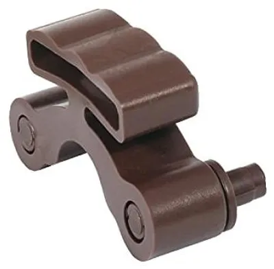 Lattenhalter 55 mm Kunststoff flexible Dämpfung mit 2 Schrauben