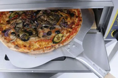 Produktbild von Pizzaschaufel - Holzgriff - 30x30x100cm