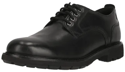 Produktbild von CLARKS Schnürschuhe Batcombe Tie Black Leather mit bequemem, dämpfendem Fußbett 1216 Black Leather 45