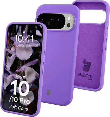 Produktbild von Silikon Handyhülle für Google Pixel 10 / 10 Pro, Bizon Soft Case, Violett