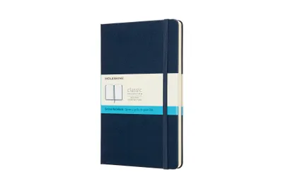 Produktbild von Moleskine Notizbuch Classic Collection L/A5 Groß (13x21) - mit festem Einband - 70g-Papier Punktraster - Saphir