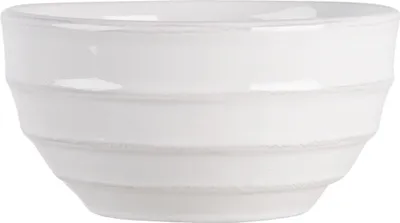 Produktbild von Clayre & Eef Suppenschale 500 ml Weiß Keramik Streifen