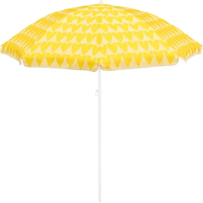 Obrázok produktu pre Sľudové dekorácie Heart Strandschirm - H180 x Ø160 cm - Gelb