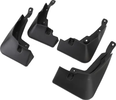 Immagine prodotto di 4 paraspruzzi auto anteriore posteriore sinistro destro nero a prova di spruzzi protezione efficace dispositivi di protezione eleganti