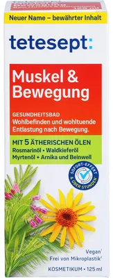 Immagine prodotto di tetesept Bagno per muscoli ed esercizi, 125 ml BAD