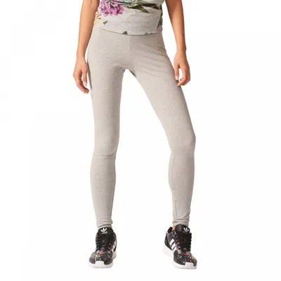 Zdjęcie produktu dla Legginsy adidas Originals Linear Tight AJ7655, jasnoszare, rozmiar: 38, kolor: odcienie szarości