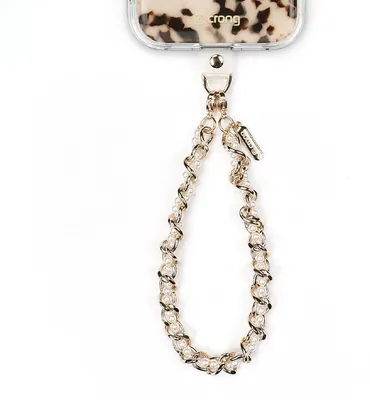 Image de Lanière pour téléphone portable - Bracelet Crong Phone Charm Pearl Twist