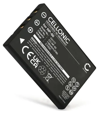 Image de CELLONIC 1x Batterie pour Appareil photo Compatible avec DXG DXG-521, DXG-571V, DXG-581V, NP-60 - (1180mAh, 3.7V)