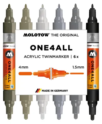 Immagine prodotto di Molotow Pennarello acrilico One4All Acrylic Twin Grey Set