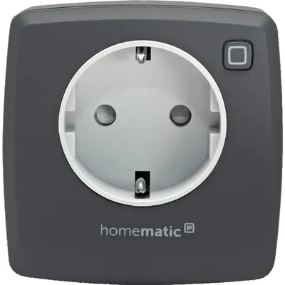 Produktbild von Homematic IP Dimmer-Steckdose  Phasenabschnitt, anthrazit