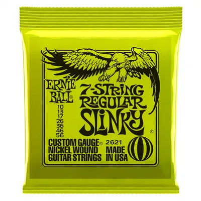 Produktbild von Ernie Ball 7-Saiter Regular Slinky Nickel Wound 10-56 (2621)
