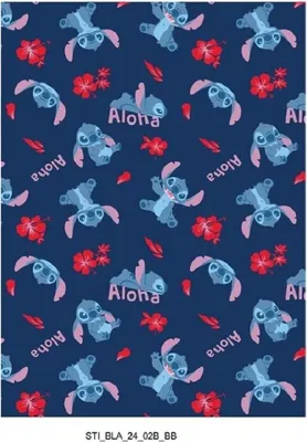 Obrázok produktu pre Súprava prikrývok Lilo & Stitch 110x150 cm - Huňatá prikrývka