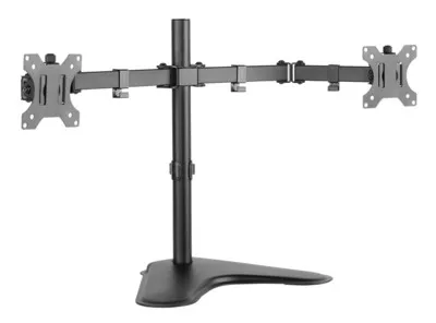 Produktbild von Techly Schreibtischhalterung für 2 Displays 13-32" mit Stand