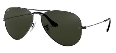 Produktbild von Ray-Ban AVIATOR CLASSIC, Erwachsener, Uni, Pilot, Polarisierte Linse, Metall, M/L
