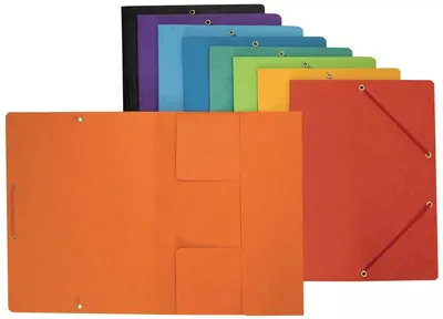 Produktbild von Bantex Prespappe Mappe mit Gummizug A4 Hellblau