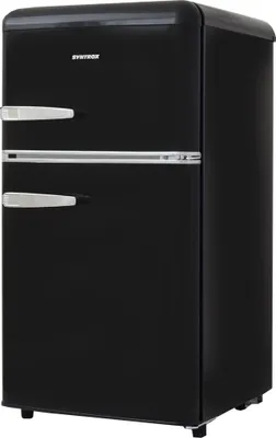 Produktbild von Syntrox Germany Kirkenta 81 l Retro Kühlschrank – Mini Kühlschrank für Hotel, Büro und Studentenwohnungen – FCKW-frei, leise und energieeffizient