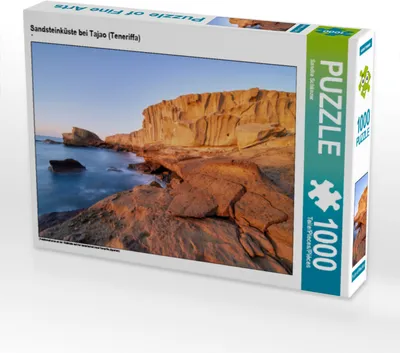Produktbild von CALVENDO Puzzle Sandsteinküste bei Tajao (Teneriffa) 1000 Teile Puzzle quer | 1000 Teile Lege-Größe 64 × 48 cm Foto-Puzzle für glückliche Stunden