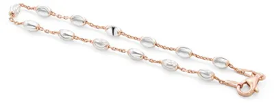 Produktbild von Modisches Bicolor-Armband AGB513 - Lä nge: 19 cm