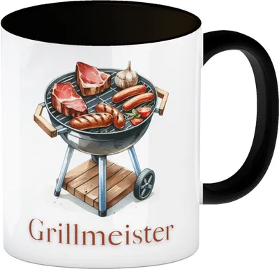 Produktbild von Grillmeister Kaffeebecher in schwarz