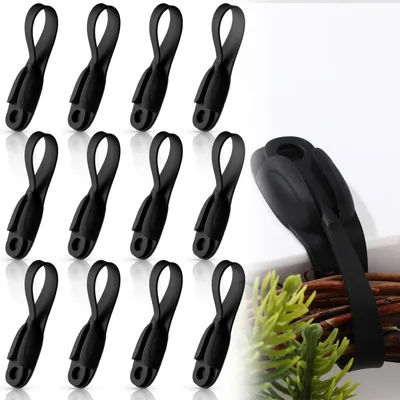 Productafbeelding van 12 stuks kabelorganizer voor huishoudelijke apparaten - Kabelhaspel voor keukenapparaten - Kabelorganizer - Zelfklevend - Kabelhouders