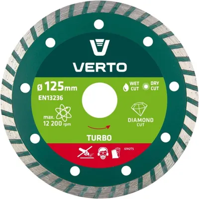 Immagine prodotto di VERTO Lama diamantata 125 x 22,2 mm, turbo