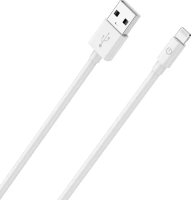 Produktbild von RealPower Lade/Datenkabel USB-A auf Lightning 2m weiß MFI
