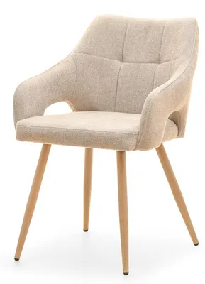 Immagine prodotto di Sedia da pranzo MARIETA - beige / rovere