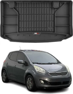 Immagine prodotto di OMAC rivestimento del bagagliaio in gomma per Kia Venga 2009-2019 Rivestimento superiore del bagagliaio in TPE