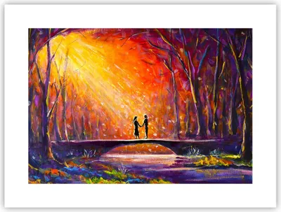 Produktbild von Poster - Poster ohne Rahmen - Wald Baum Natur - 40x30 cm - Wand Bild - Wanddeko - Wandbilder - Kunstposter - Wandposter - Bilder - Kunstdruck - Wanddekoration - Wandbild - P2XAA40x30-3965
