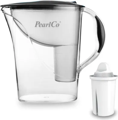 Produktbild von PEARLCO 289005 Wasserfilter Anthrazit inkl. 1 Classic Filterkartusche – kompatibel mit Brita Classic