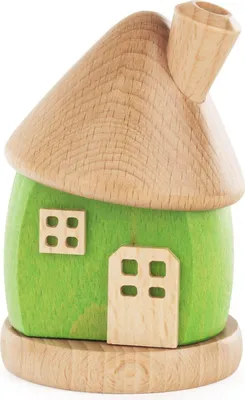 Produktbild von Räucherhaus grün BxHxT 6,5x9,5x6,5cm NEU