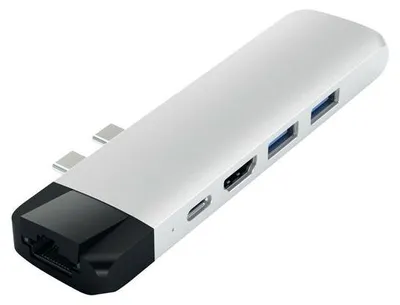Produktbild von Satechi Type-C Pro Hub 4K HDMI with Ethernet silver