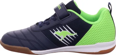 Image de KangaRoos K5-Super Court EV Chaussures pour enfants Chaussures basses Velcro Bleu, Taille:33 EU