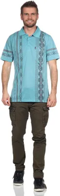 Produktbild von Herren Poloshirt T-Shirt Polo-Hemd Kurzarm,  Grün L