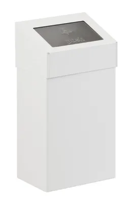 Produktbild von Abfallbehälter mit Pushdeckel 18 Liter weiss (31021826)