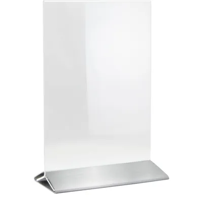Produktbild von Acryl-Aufsteller mit Edelstahlfuß, A5