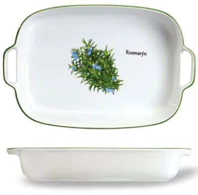 Obrázek produktu pro Thun 1794 Mísa zapékací s uchy, český porcelán, bylinky, 39,8 cm, Thun