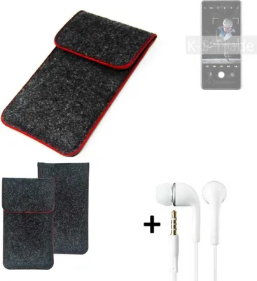 Produktbild von K-S-Trade Handy Schutz Hülle kompatibel mit Xiaomi 12 Pro Dimensity Schutzhülle Handyhülle Filztasche Pouch Tasche Case Sleeve Filzhülle