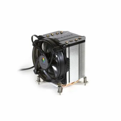 Produktbild von Inter-Tech K-17, Kühler, 9,2 cm, 1000 RPM, 2500 RPM, Aluminium, Schwarz