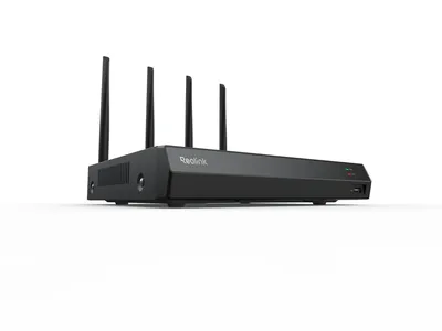 Productafbeelding van Reolink RLN12W, 16-kanaals NVR-recorder met 2TB HDD, 5/2,4 GHz Wi-Fi 6, 24/7 lokale opname, geen PoE-aansluitingen, tot 16TB opslagcapaciteit, zwart