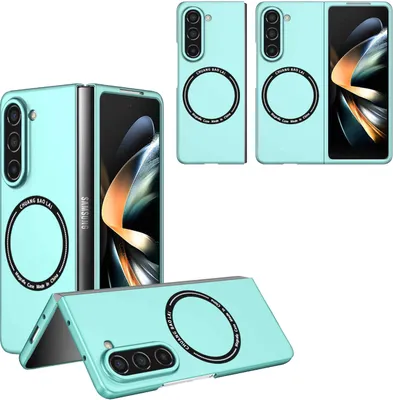Image de Étui magnétique Magsafe pour Samsung Galaxy Z Fold5 5G, turquoise