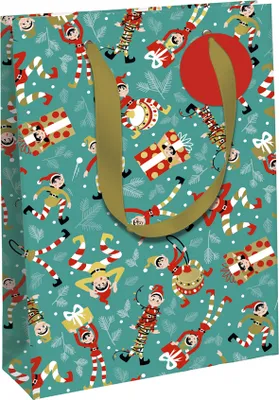 Produktbild von Clairefontaine Weihnachts-Geschenktüte "Lutins" groß