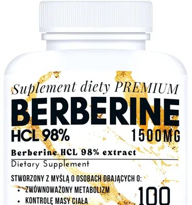 Produktbild von 1500mg BERBERIN HCL 98 % starker extrakt Berberin-Hydrochlorid 100 Kapseln