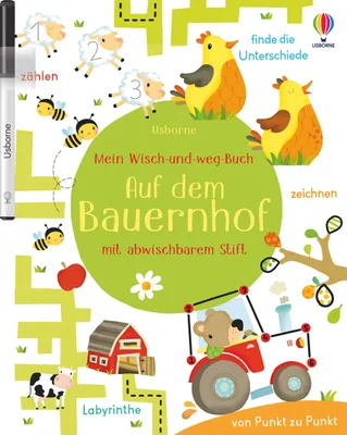 Produktbild von Mein Wisch-und-weg-Buch: Auf dem Bauernhof