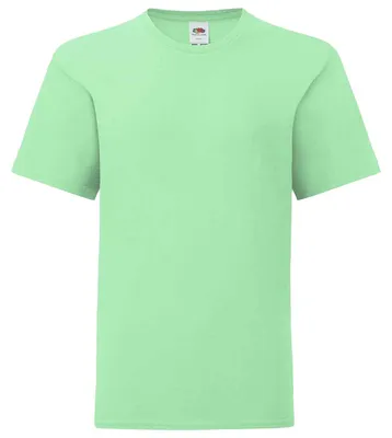 Immagine prodotto di Fruit of the Loom - Maglietta "Iconic" per bambini LT3179 (152-158) (verde menta)