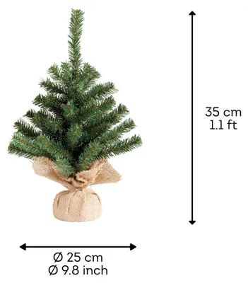 Produktbild von EVERLANDS MINI ARBOL DE Navidad 35 RAMAS 35 cm