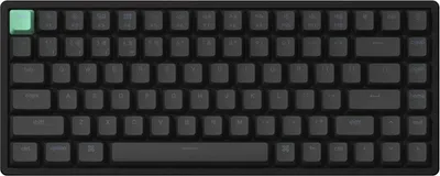 Produktbild von Keychron K2 HE Nebula Tastatur, Schwarz, kabellos, RGB, Magnetschalter, aus Aluminium, ABS & PBT, Maße: 316,4x126,7x30,2-40,7mm, 980g, für Gaming & Tippen, kompatibel mit macOS, Windows, Smartphone & Tablet, CES Innovation Award 2025, schnellste Reaktionszeit