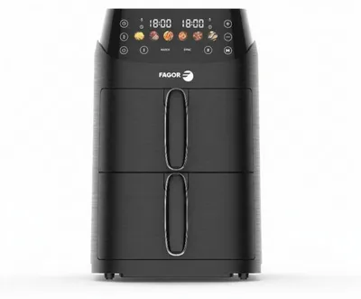 Obrázok produktu pre 2x2,5 l, 2000 W, čierna fritéza na horúci vzduch Fagor FG3301