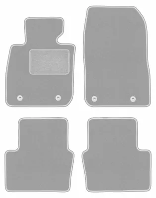 Immagine prodotto di Tappetini in moquette per Mazda CX-3 2015- (crossover) – set 4 pezzi, grigi, su misura – Wielganizator OSLO