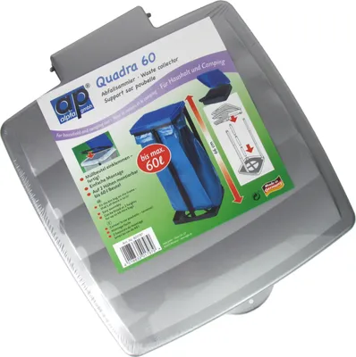 Produktbild von Abfallsammler/Müllsackständer für 60 Liter 'Quadra 60' - grau